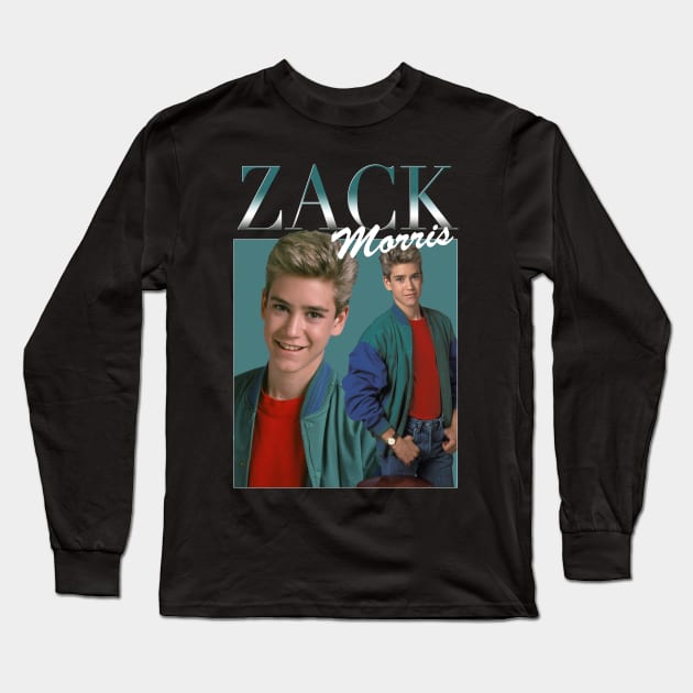 Zack Morris  - 90's Style Long Sleeve T-Shirt by MikoMcFly